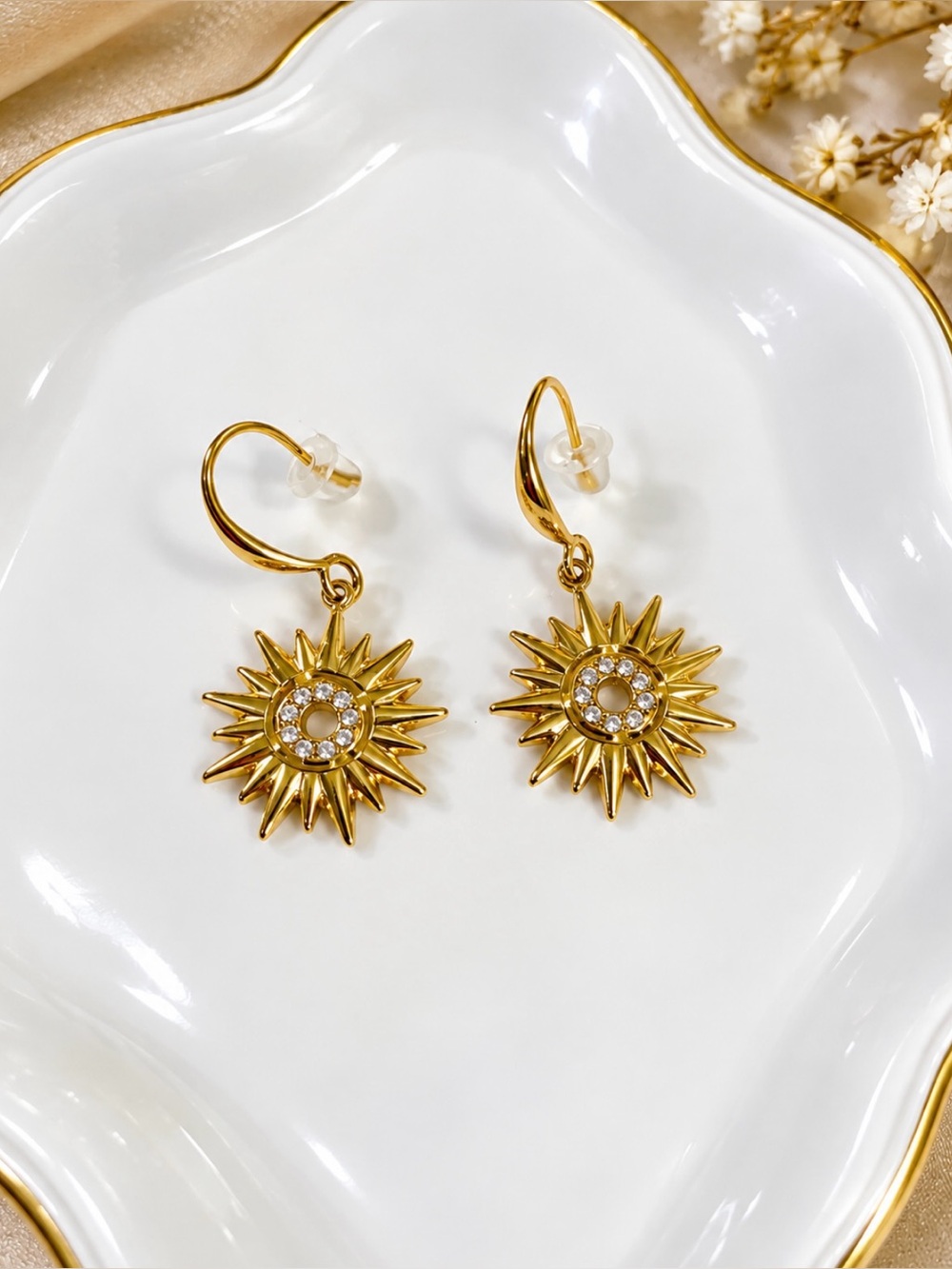 Sunburst Dangle Earrings
